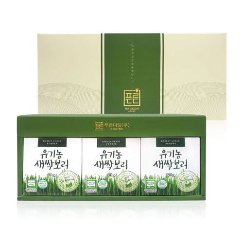 푸른디딤 선물세트상자 (3입 포장박스/쇼핑백)