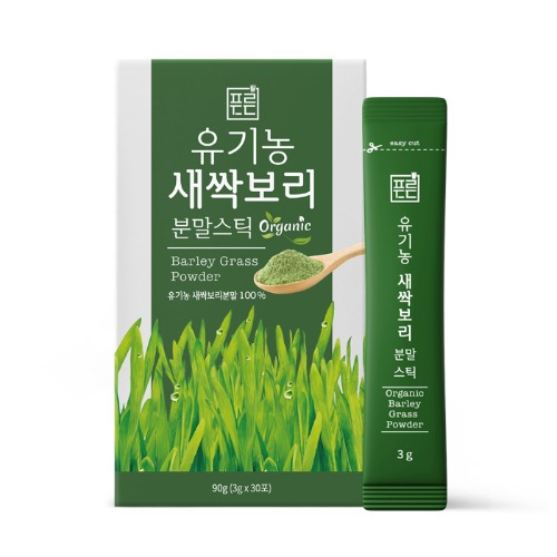 국내산 유기농 새싹보리 분말 스틱 3g x 30포